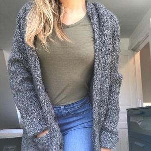 Abercrombie Grey Cardigan